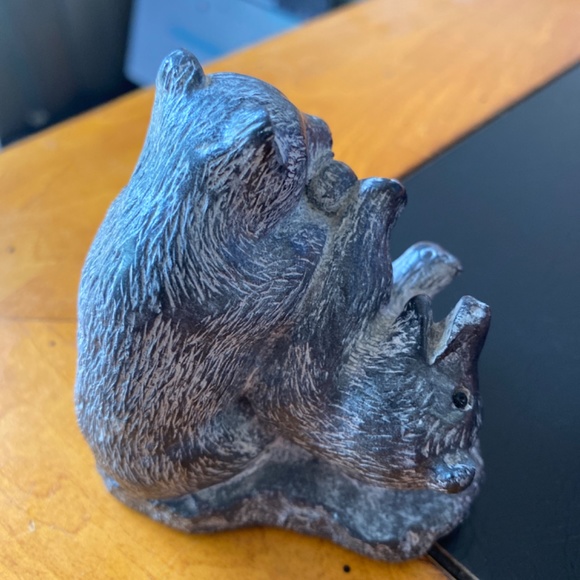 A Wolf Original Sculpture soapstone carving - Picture 6 of 8